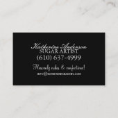 Bäckerei-Visitenkarten Visitenkarte (Rückseite)