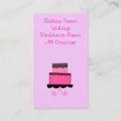 Bäckerei-Visitenkarten Visitenkarte (Rückseite)