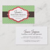 Bäckerei-Visitenkarten Visitenkarte (Vorne/Hinten)