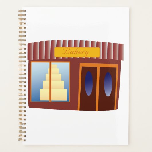 Bäckerei vor dem Kuchen Planer (Vorderseite)