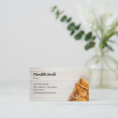 Bäckerei | Warmer Brotkorb Visitenkarte (Stehend Vorderseite)