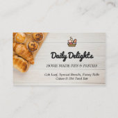 Bäckerei | Warmer Brotkorb Visitenkarte (Rückseite)