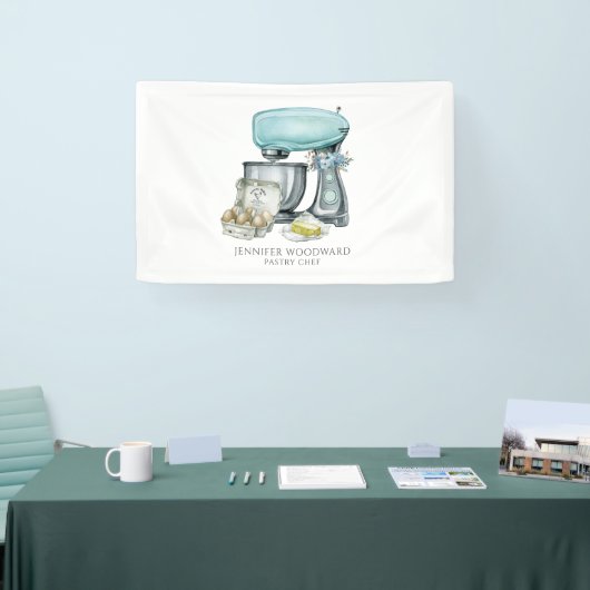 Bäckerei Wasserfarbgebäck Koch Banner (Messe)