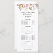 Bäckerei Watercolor Bakers Werkzeuge Utensitive Me Menükarte (Vorne/Hinten)