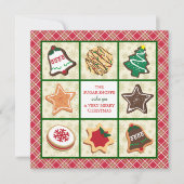 Bäckerei Weihnachtskarten Feiertagskarte (Vorderseite)