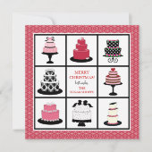Bäckerei Weihnachtskarten Feiertagskarte (Vorderseite)