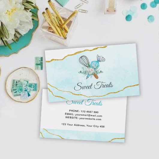 Bäckerei Whisky Visitenkarte