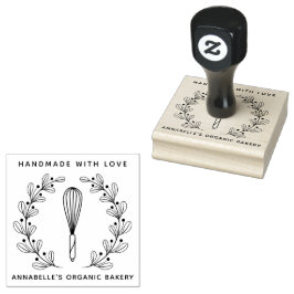 Bäckerei Whisky Wreath Gummistempel