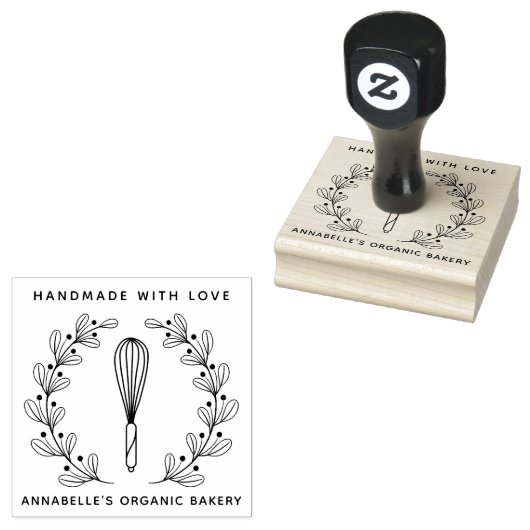 Bäckerei Whisky Wreath Gummistempel (Stempel)