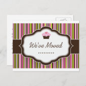 " Bäckerei | Wir haben uns" Postkarte verschoben (Vorne/Hinten)