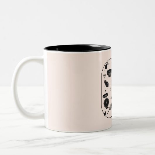 Bäckerei Zweifarbige Tasse (Links)