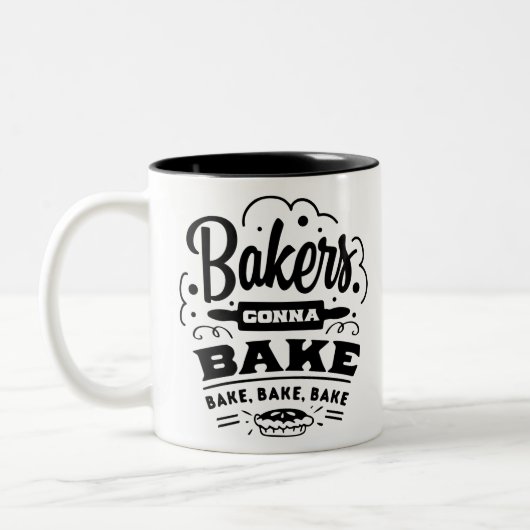Bäckerei Zweifarbige Tasse (Links)