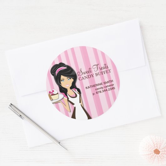 Bäckereiaufkleber Runder Aufkleber (Umschlag)