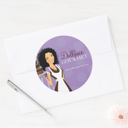 Bäckereiaufkleber Runder Aufkleber (Umschlag)