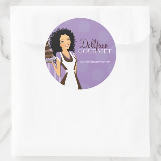 Bäckereiaufkleber Runder Aufkleber (Tasche)