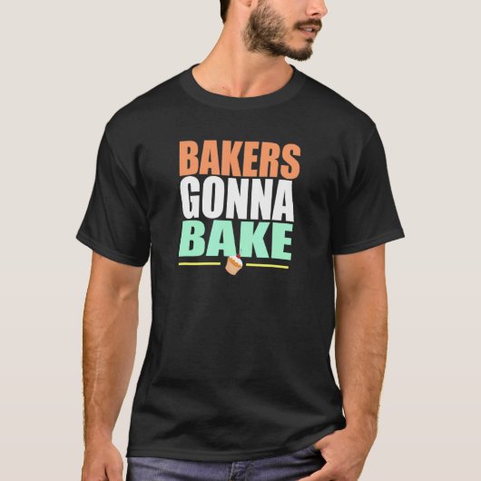 Bäckereien T-Shirt backen (Vorderseite)
