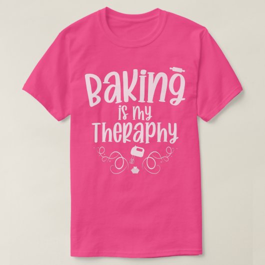 Bäckereien und Backbacken T-Shirt (Design vorne)