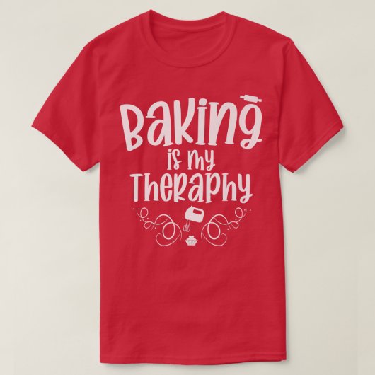Bäckereien und Backbacken T-Shirt (Design vorne)