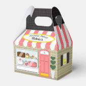 Bäckereifeier Gefälligkeitsbox Geschenkschachtel (Rückseite)