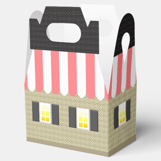 Bäckereifeier Gefälligkeitsbox Geschenkschachtel (Geöffnet)