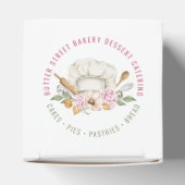 Bäckereigebäck Koch Aquarellfarben Backgeschirr Geschenkschachtel (Oben)