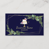 Bäckereigebäck Koch Botanischer Süßkuchen Visitenkarte (Vorderseite)