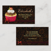 Bäckereikuchen-Visitenkarten Visitenkarte (Vorne/Hinten)