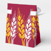 Bäckereiproben Weizenrote Geschenkboxen Geschenkschachtel (Rückseite)