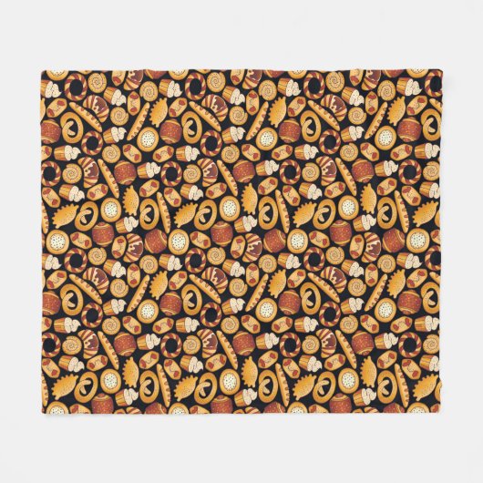 Bäckereiprodukte Fleecedecke (Vorderseite (Horizontal))