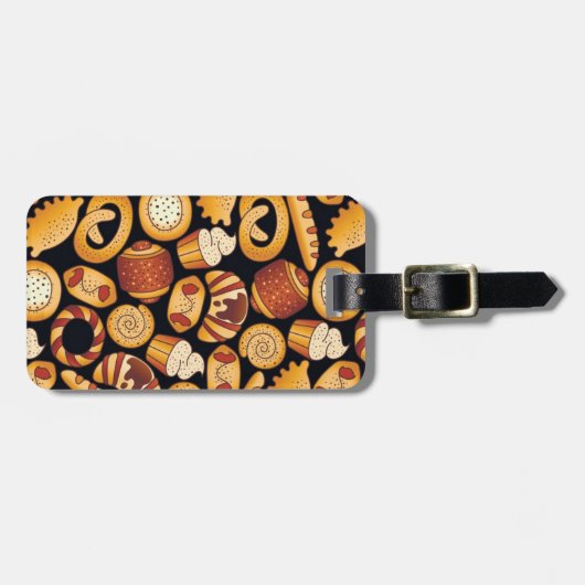 Bäckereiprodukte Gepäckanhänger (Vorderseite horizontal)