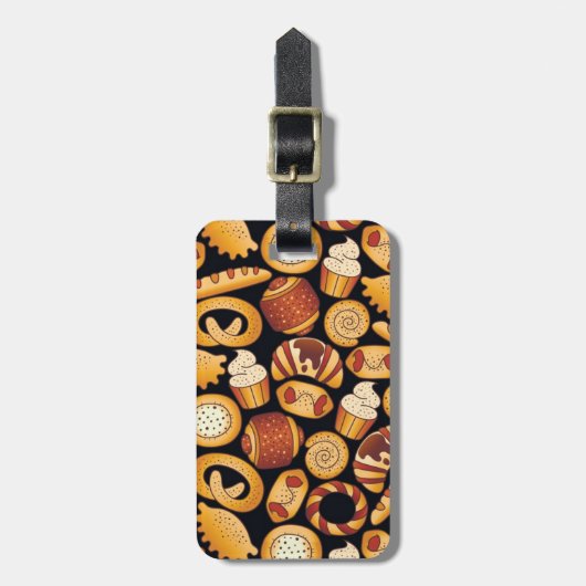 Bäckereiprodukte Gepäckanhänger (Vorderseite vertikal)