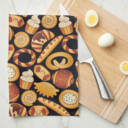 Bäckereiprodukte Handtuch (Viertel Falte)