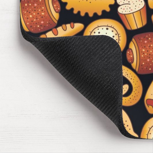 Bäckereiprodukte Mousepad (Ecke)