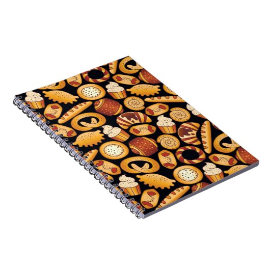 Bäckereiprodukte Notizblock (Rechte Seite)