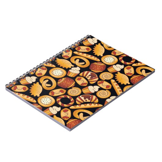 Bäckereiprodukte Notizblock (Linke Seite)