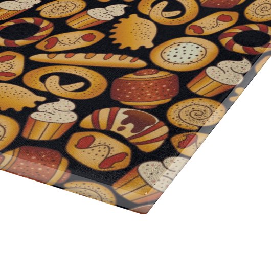 Bäckereiprodukte Schneidebrett (Ecke)