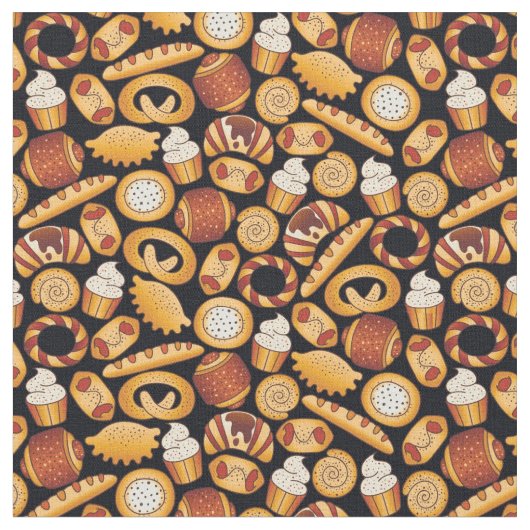 Bäckereiprodukte Stoff (Nahaufnahme)