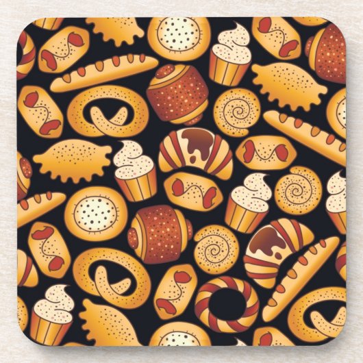 Bäckereiprodukte Untersetzer (Vorderseite)