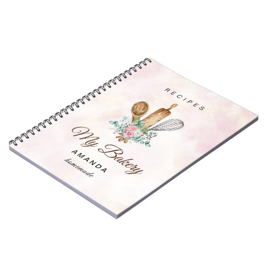 Bäckereirezepte Notizblock (Linke Seite)