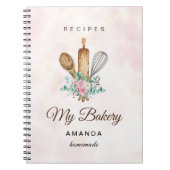 Bäckereirezepte Notizblock (Vorderseite)