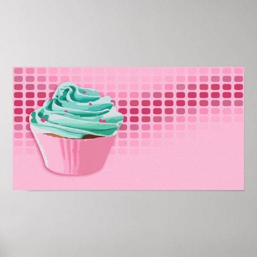 Bäckereischläger: Kuchen Poster (Vorne)
