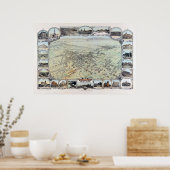 BäckerField California 1901 Vintage Poster (Küche)