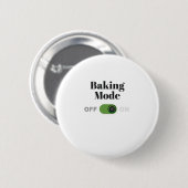 Bäckergeschenk für Bäcker - Backmodus auf Geschenk Button (Vorne & Hinten)