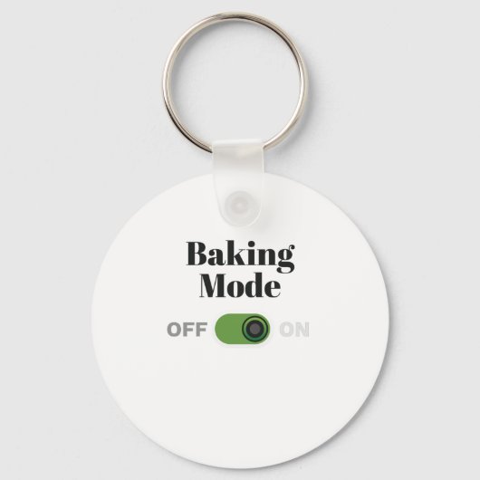 Bäckergeschenk für Bäcker - Backmodus auf Geschenk Schlüsselanhänger (Vorderseite)