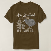 Backerpacker Kiwi Geschenk Neuseeland T-Shirt (Design vorne)