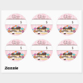 Bäckerpreise Verpackung Süßigkeiten Backwaren Koch Runder Aufkleber (Blatt)