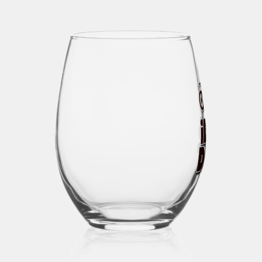 Backersbastoss Weinglas Ohne Stiel (Rechts)