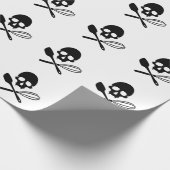 Bäckerschädel Geschenkpapier (Ecke)