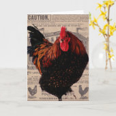 Bäckerspezialgeflügel, Geburtstag Karte (Gelbe Blume)