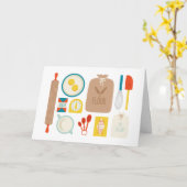 Bäckertisch Karte (Gelbe Blume)